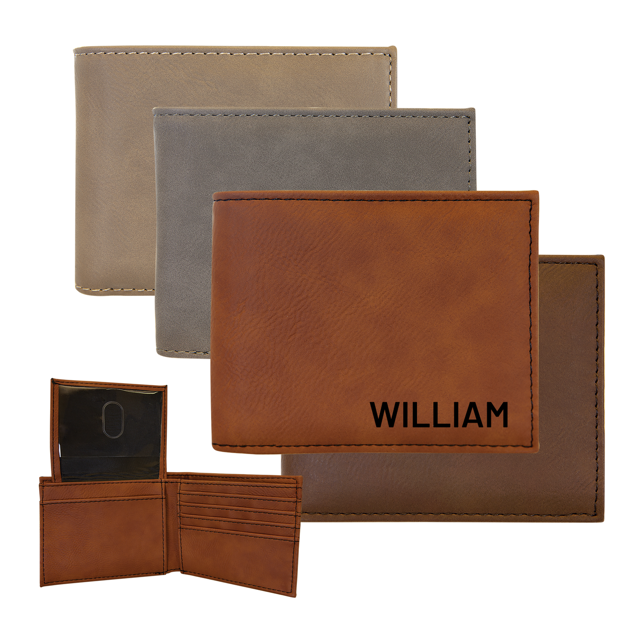 Personalized Bi-Fold Wallet Baum Designs