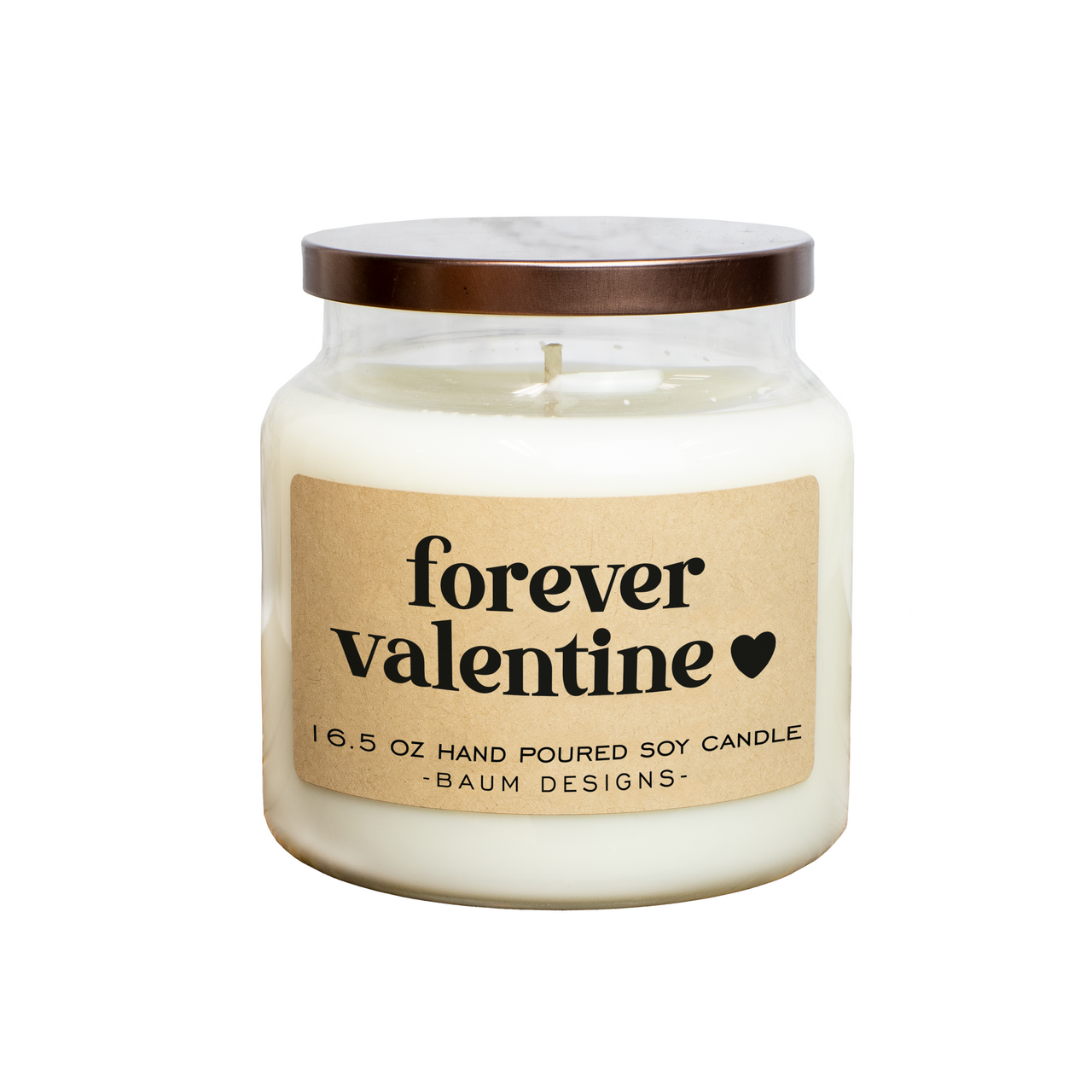 Forever Valentine Soy Candle Baum Designs