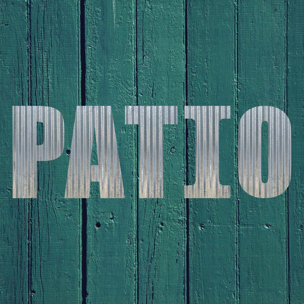 PATIO Metal Letters Corrugated