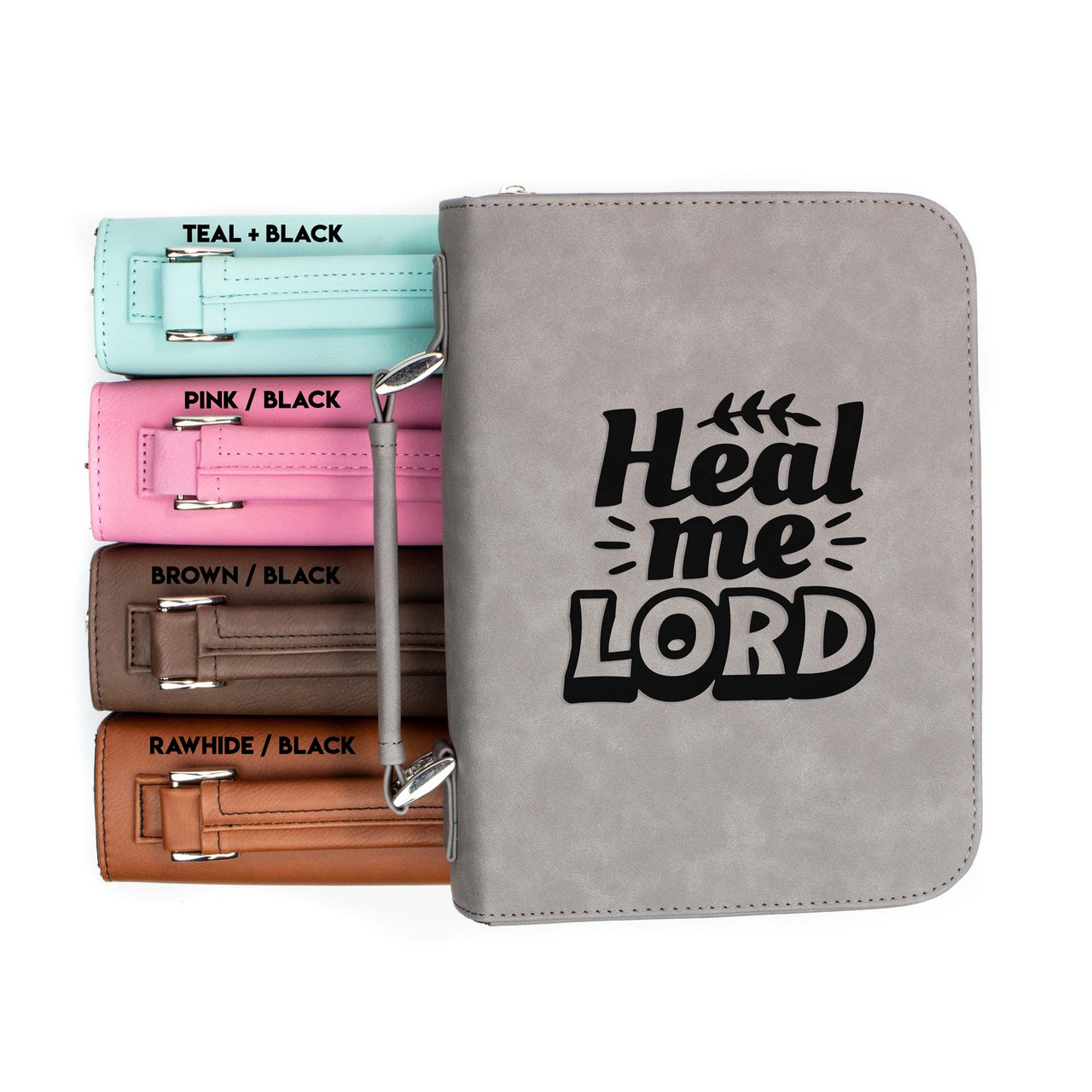 Heal Me Lord Faux Leather Bible Cover