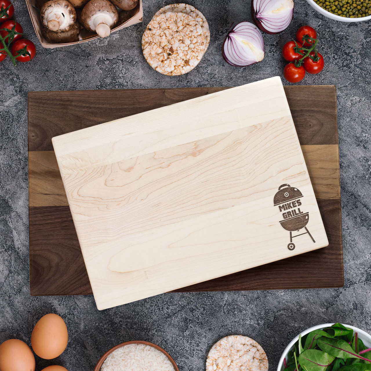 Personalized Grill Cutting Board Baum Designs