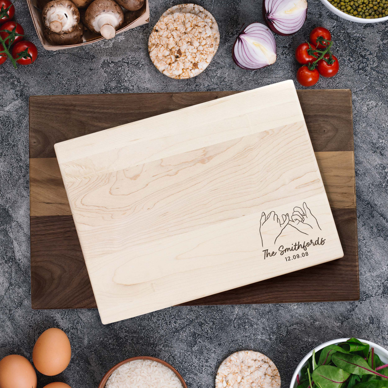 Personalized Pinky Promise Cutting Board Baum Designs