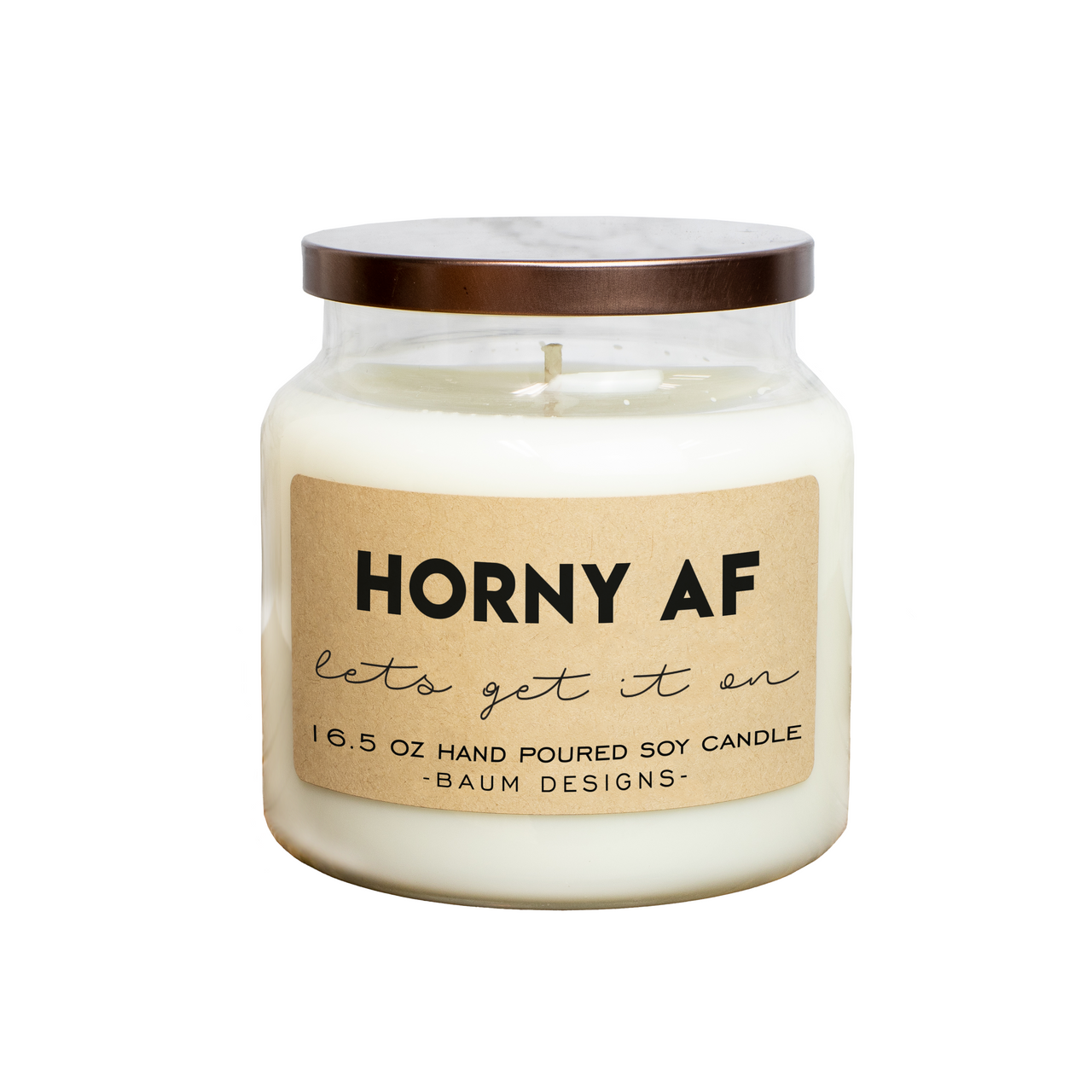 Horny AF Let's Get It On Soy Candle