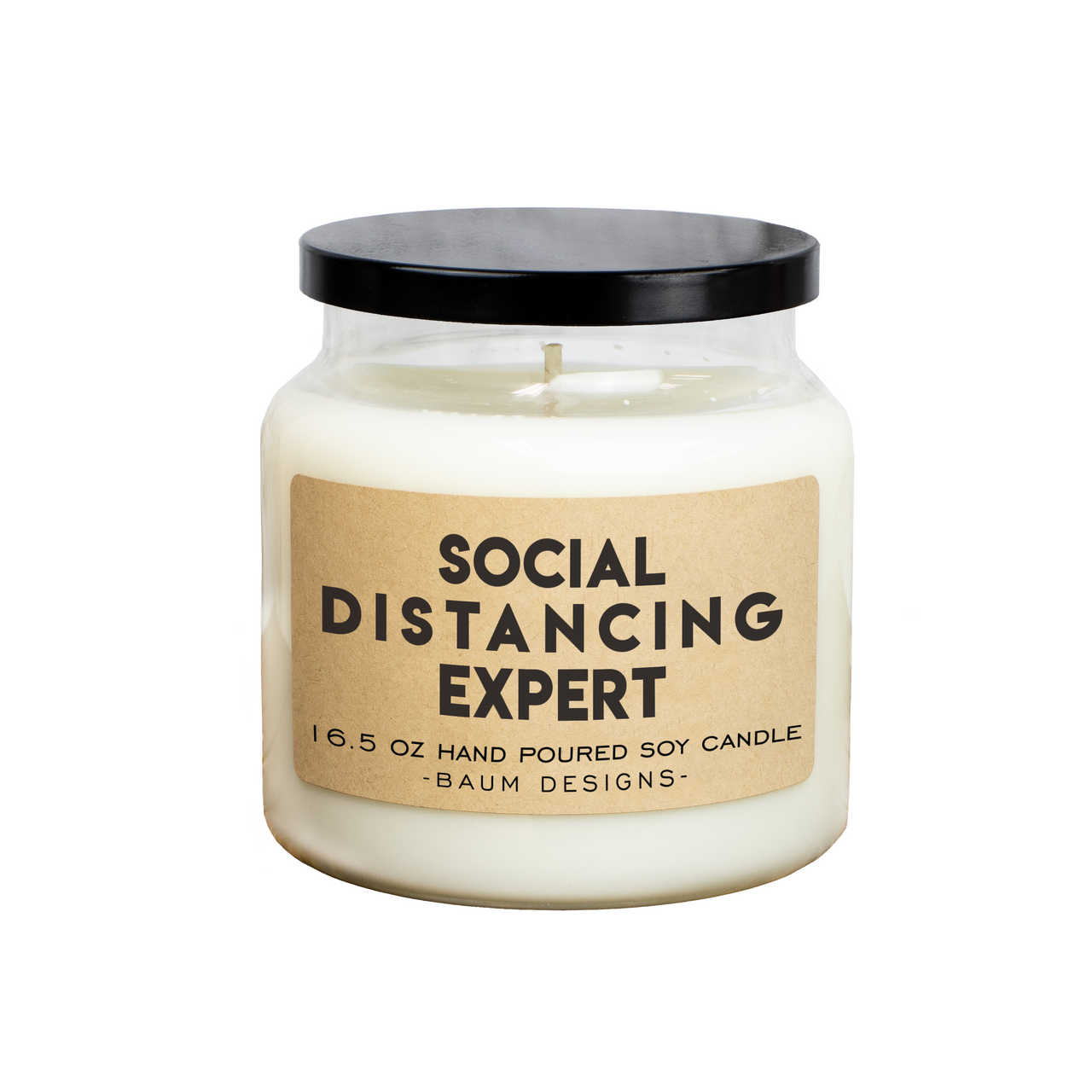 Social Distancing Expert Soy Candle
