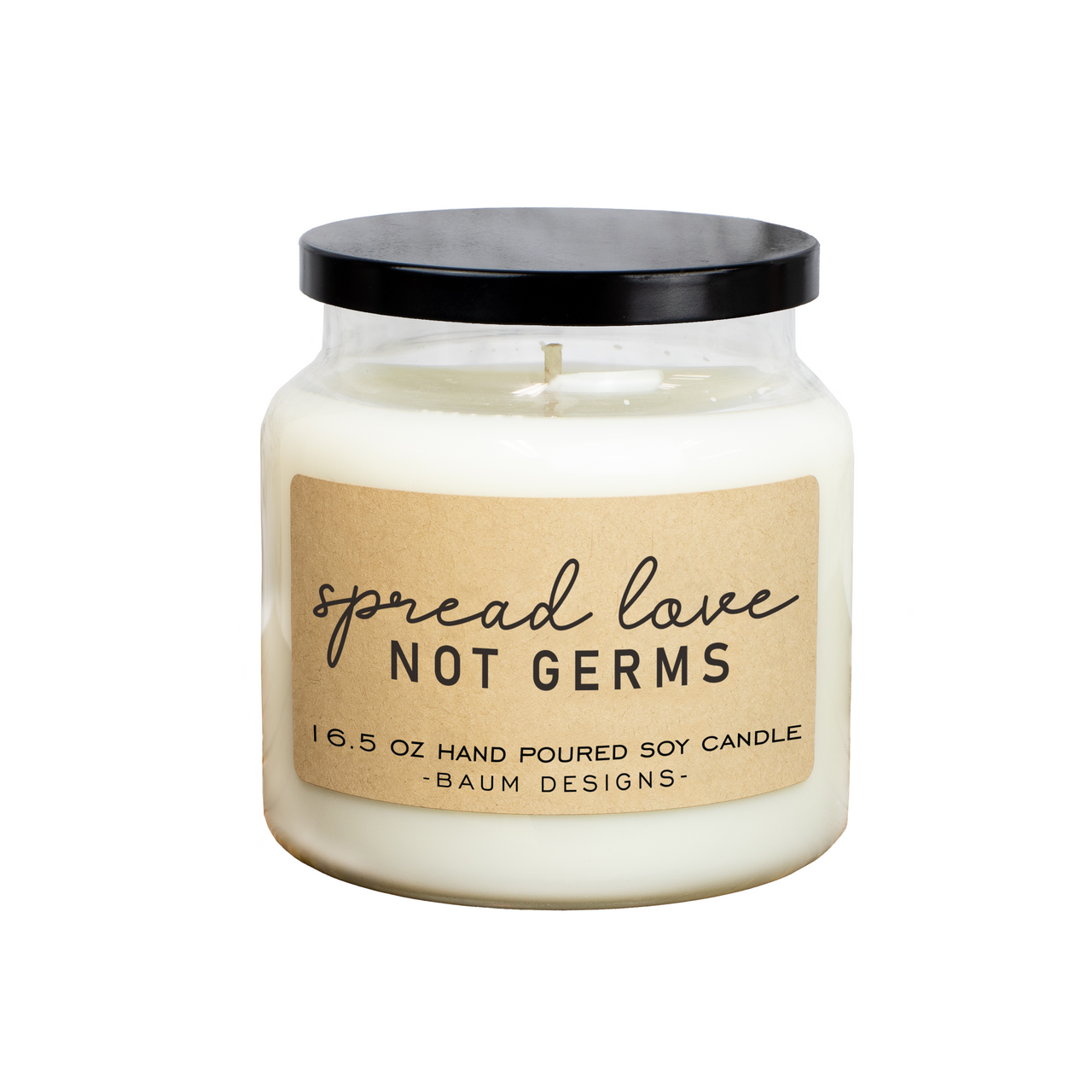 Spread Love, Not Germs Soy Candle