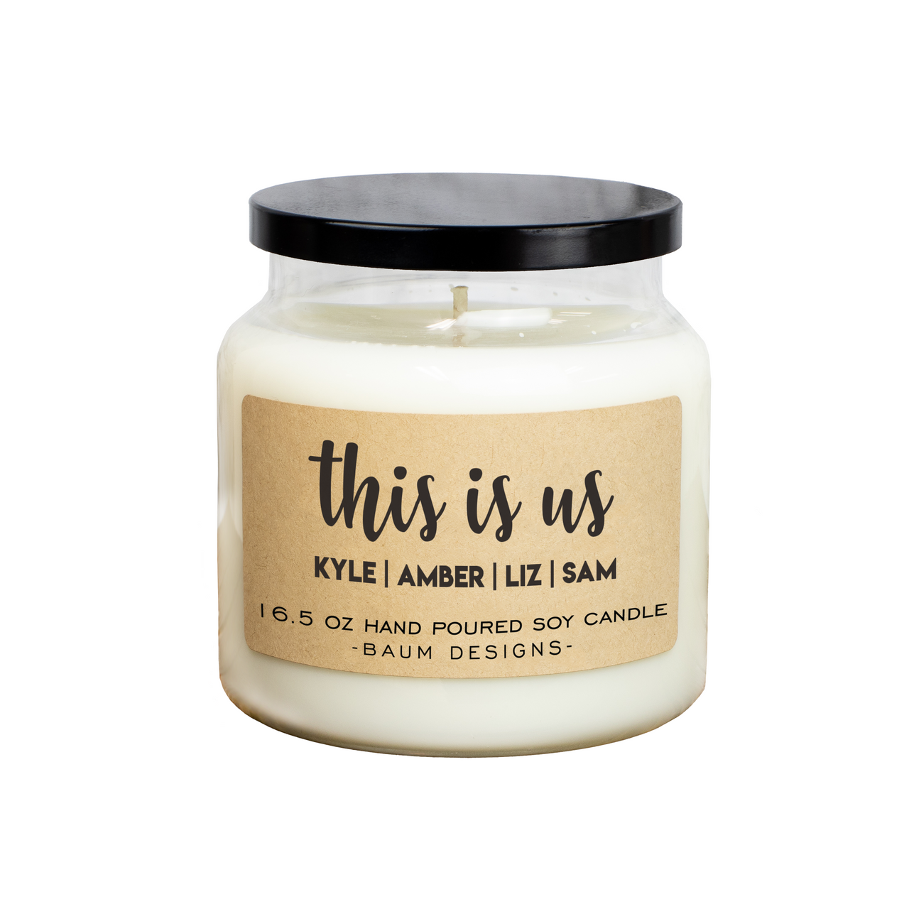 Personalized This Is Us Family Names Soy Candle