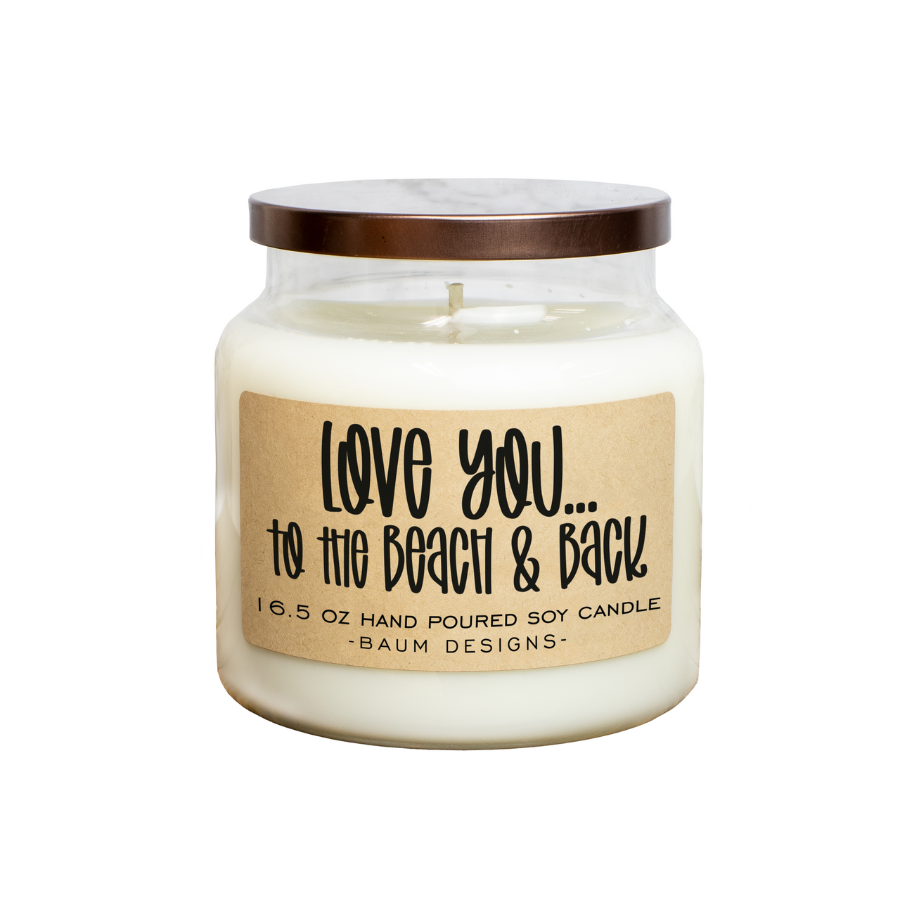 Love You To The Beach And Back Soy Candle