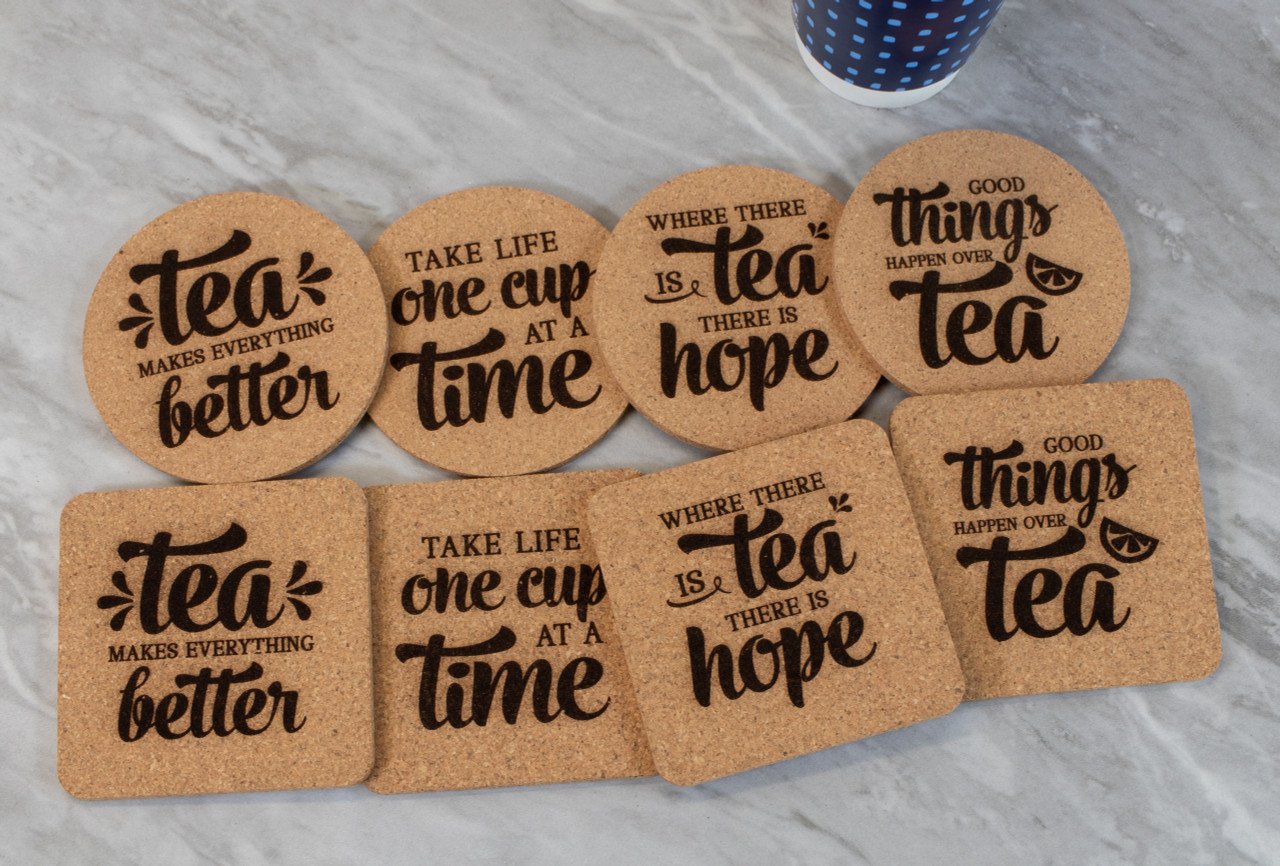 Tea Cork Coaster Set