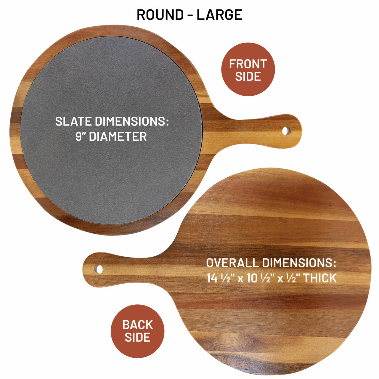 Personalized Heart Cheese Board Wood + Slate Baum Designs