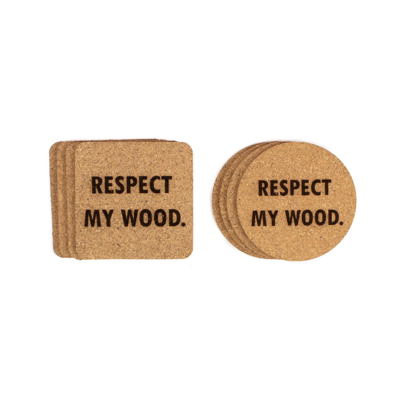 Custom Personalized Cork Coasters - Baum Designs