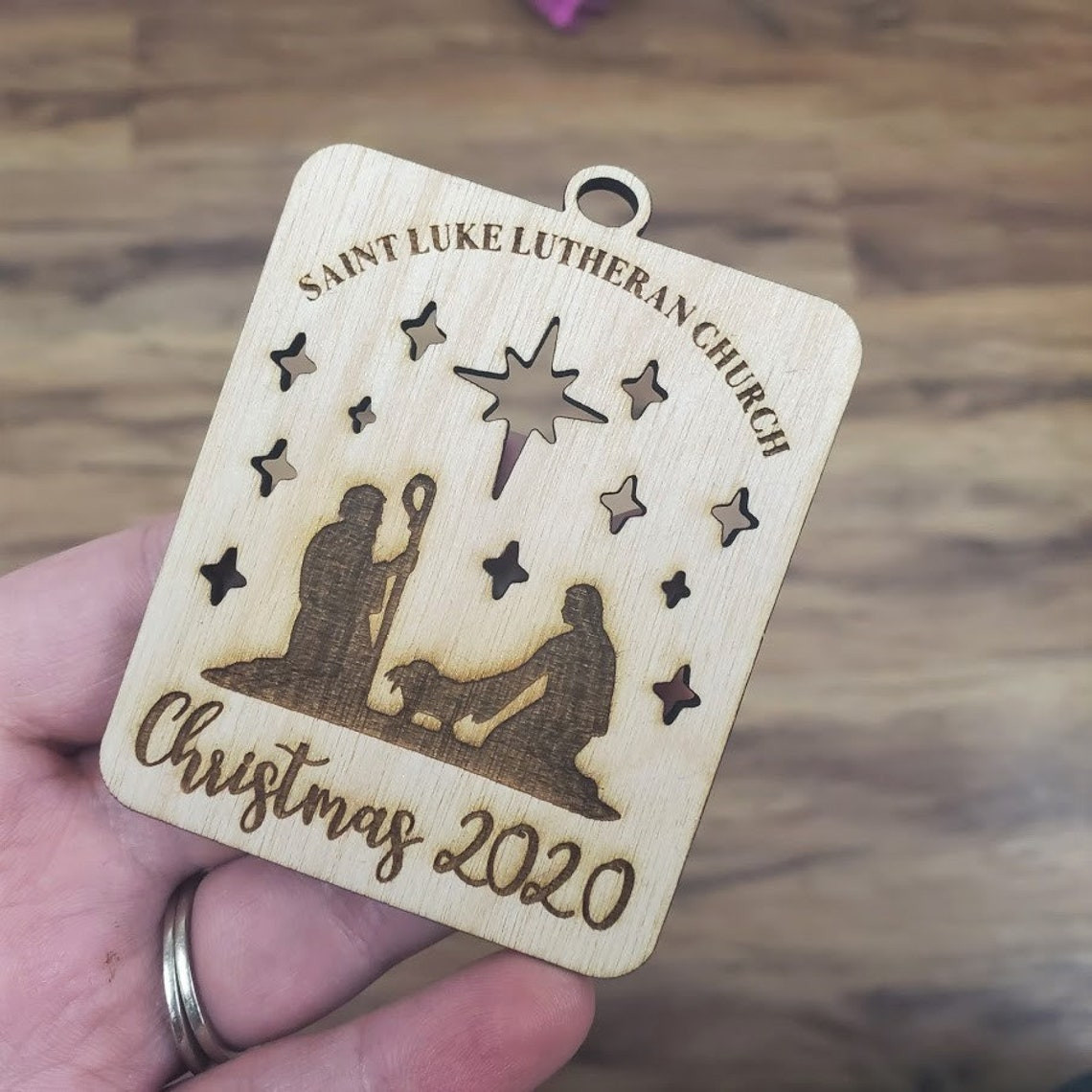 BULK Personalized Custom Wood Ornaments