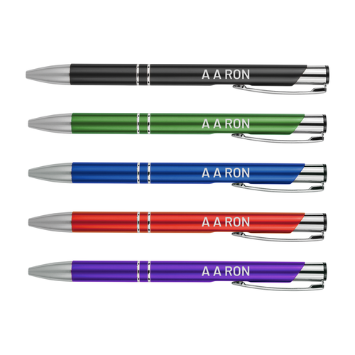 A A Ron Metal Pens  | Motivational Writing Tools Office Supplies Coworker Gifts Stocking Stuffer Baum Designs