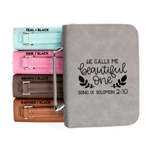 Song of Solomon 2-10 Faux Leather Bible Cover Song of Solomon 2-10 Faux Leather Bible Cover