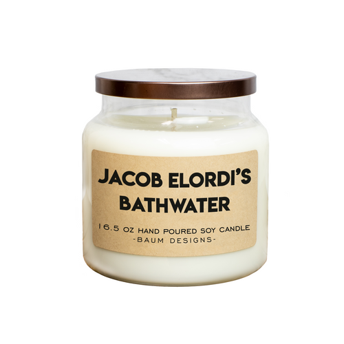 Jacob Elordi's Bathwater Soy Candle Baum Designs