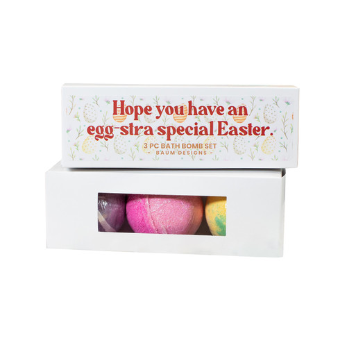 Hope You Have An Egg-Stra Special Easter Bath Bomb Set - 3pc  Baum Designs