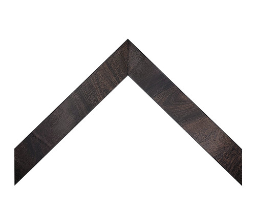 1 3/4” AUTHENTIC BICOLOR WALNUT FEATHER VENEER WITH DARK STAIN