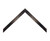 3/4” TWO TONE CHARCOAL FOIL FINISH WITH BURNISHED DETAILS ON FLAT PROFILE