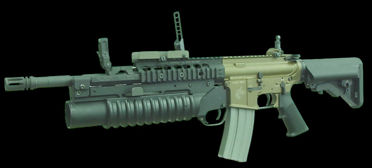 超お徳用東京)KAC Knight\'s Armament M203 リアサイト 実物 ナイツ パーツ