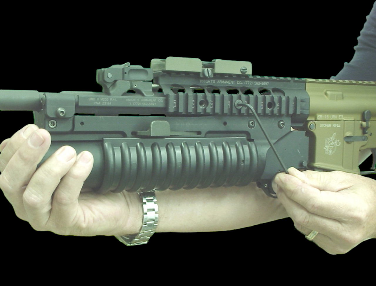 米軍放出品 ナイツ M4 ハンドガード レイル 実物 海兵隊 USMC｜米軍