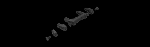 KAC Knight's Armament Company AR-15 Modular Safety Selector Kit, Semi-Auto KM32393