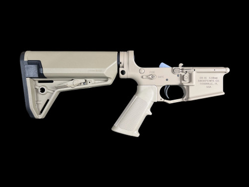 KAC Knight's Armament Company Factory FDE SR-15 IWS Complete Lower Receiver KM25780-FDE