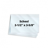7mil School 2-1/2" x 3-5/8" 100/Box