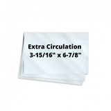 10mil Extra Circulation 3-15/16" x 6-7/8" 100/Box
