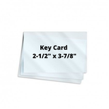 10mil Key Card 2-1/2" x 3-7/8" 100/Box