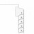 Side Index Tab Collated 51-75 pk/25