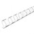 1-3/4" Clear 19-Ring Combs 50/Box