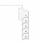 Side Index Tab Collated 251-275 pk/25