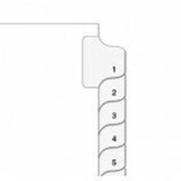 Side Index Tab Collated 576-600 pk/25