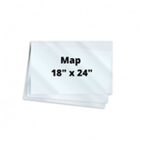 3mil Map 18" X 24" 100/Box