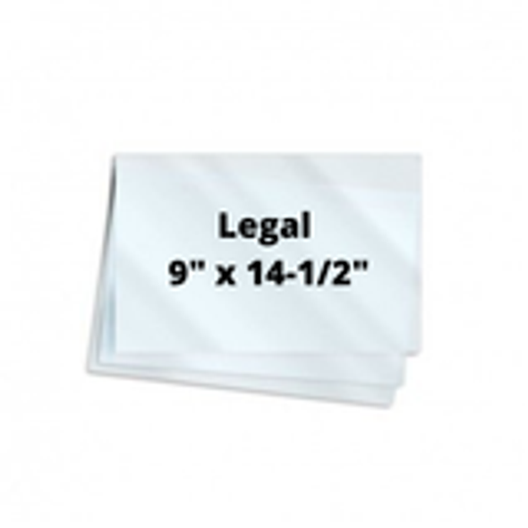 5mil Legal 9" x 14-1/2" 100/Box