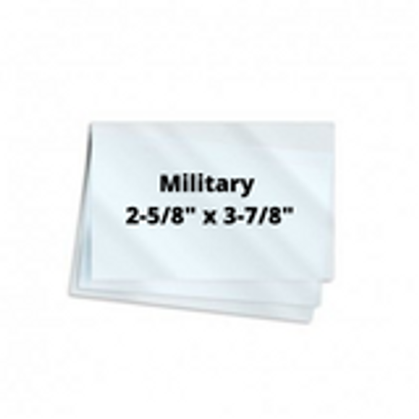 5mil Military 2-5/8"x 3-7/8" 100/Box