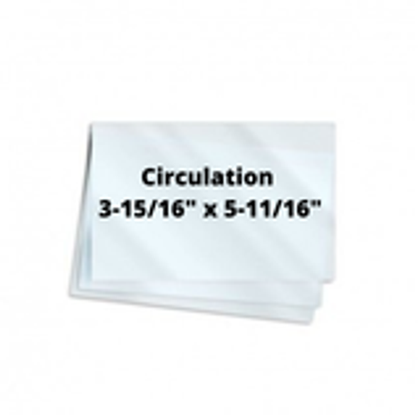 10mil Circulation 3-15/16" x 5-11/16" 100/Box