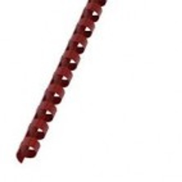 7/16" Maroon 19-Ring Combs 100/Box