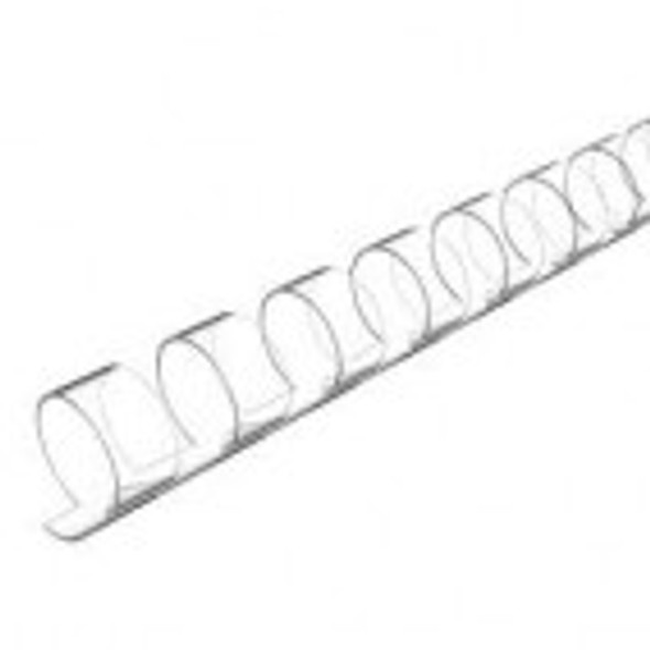 3/8"Clear 19-Ring Combs 100/Box