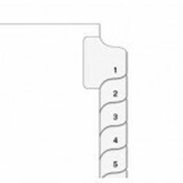 Side Index Tab Collated 51-75 pk/25