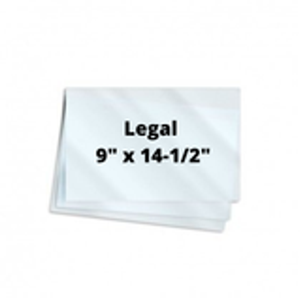 3mil Legal 9"x 14-1/2" 100/Box
