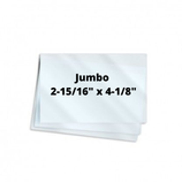 7mil Jumbo Card 3-1/8" x 4-3/8" 100/Box