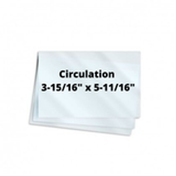 10mil Circulation 3-15/16" x 5-11/16" 100/Box