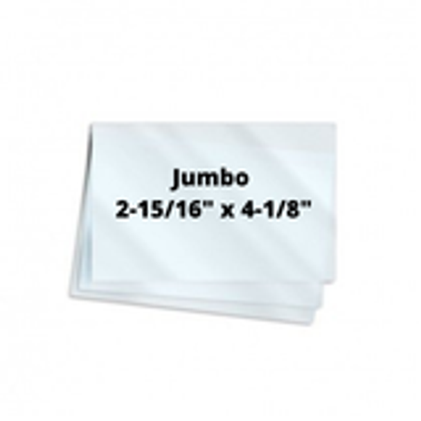 10mil Jumbo Card 3-1/8" x 4-3/8" 100/Box