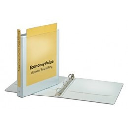 1-1/2" D-Ring White View Binders 12/Bx