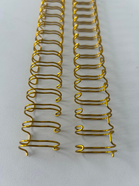 3/4" Gold 2:1 21 Loop Wire 50/Box