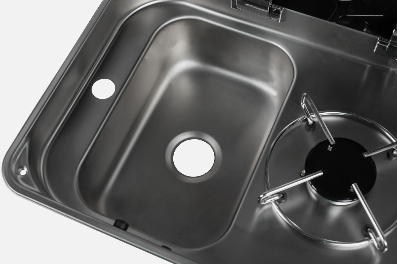 CAN 1 Burner Gas Stove & Sink Left