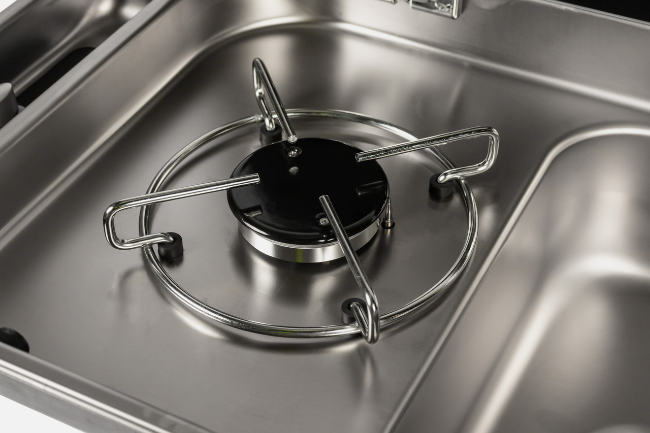 CAN 1 Burner Gas Stove & Sink Right