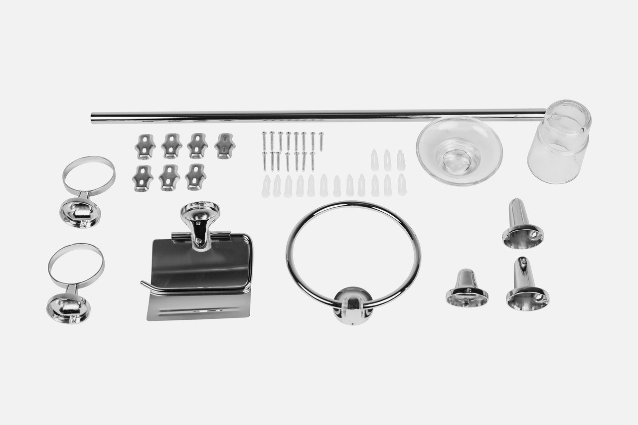 NCE Bathroom Accessory Kit 6 Piece