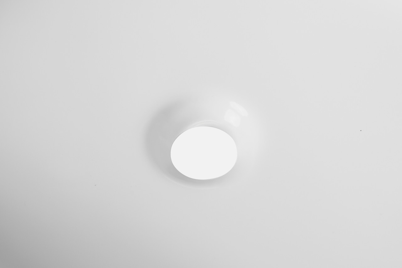 NCE Ceramic Basin Black & White 500mm x 385mm x 130mm