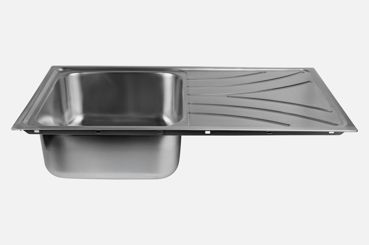 NCE Square Sink With Drainer 780x440x180mm